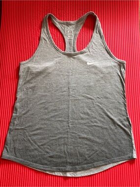 Nike Women's Grey Athletic Racerback Tank